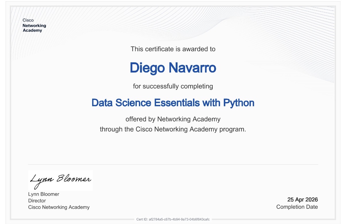 Certificado Data Science