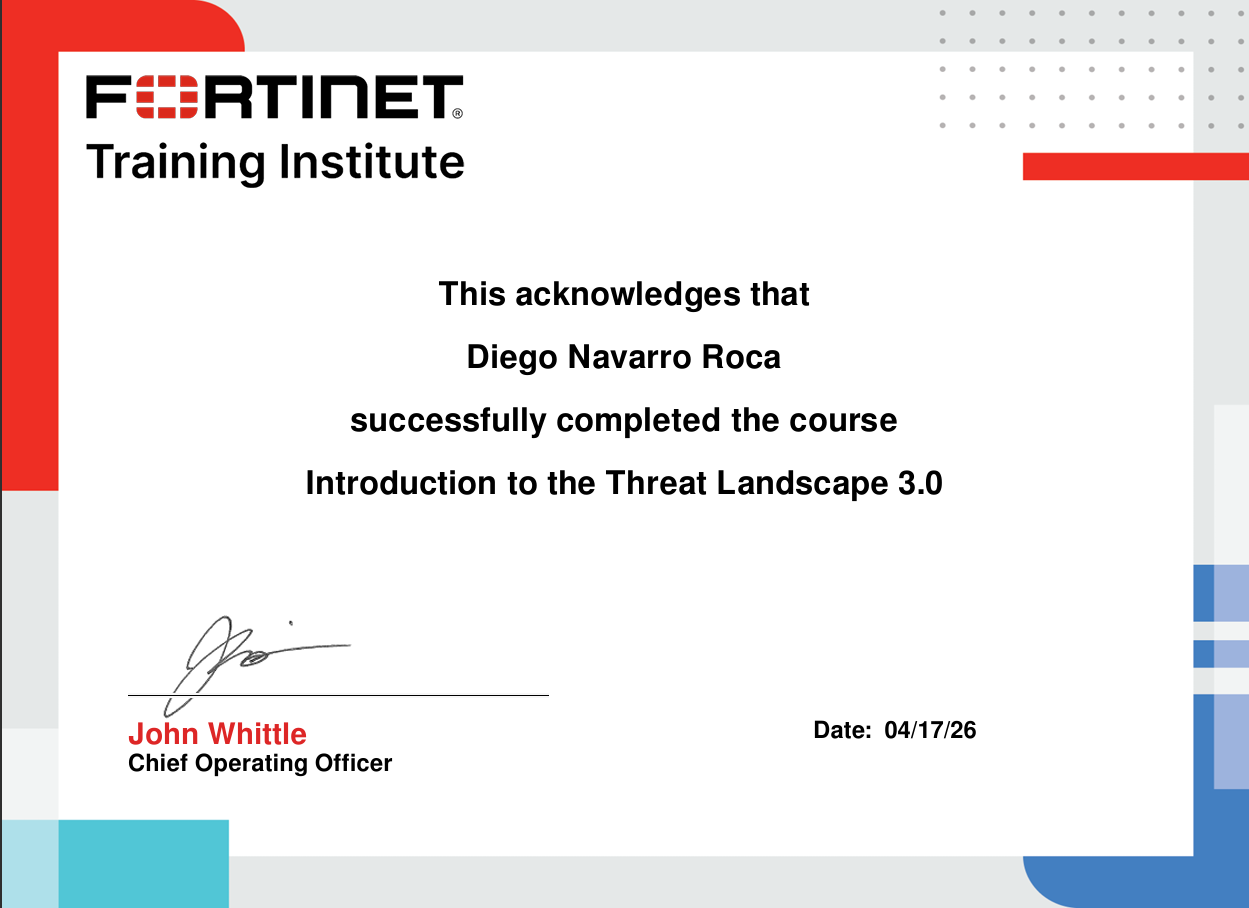 Certificado Fortinet